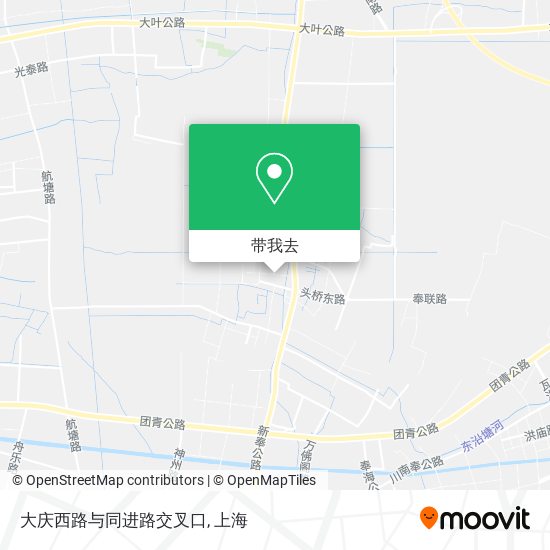 大庆西路与同进路交叉口地图