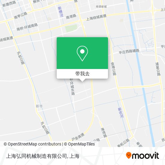 上海弘同机械制造有限公司地图