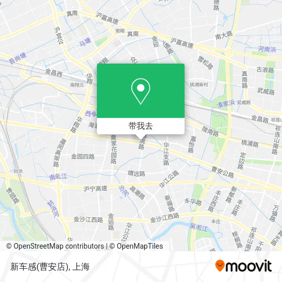 新车感(曹安店)地图