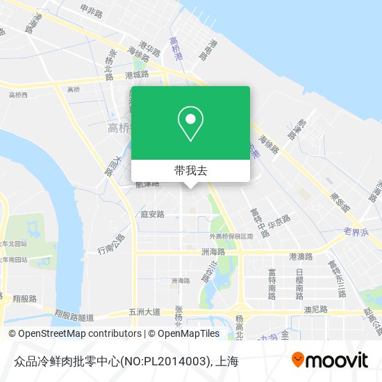 众品冷鲜肉批零中心(NO:PL2014003)地图