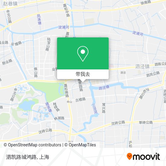 泗凯路城鸿路地图
