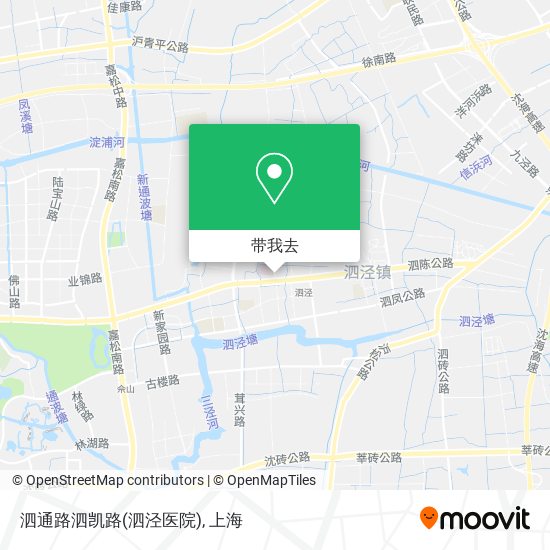 泗通路泗凯路(泗泾医院)地图