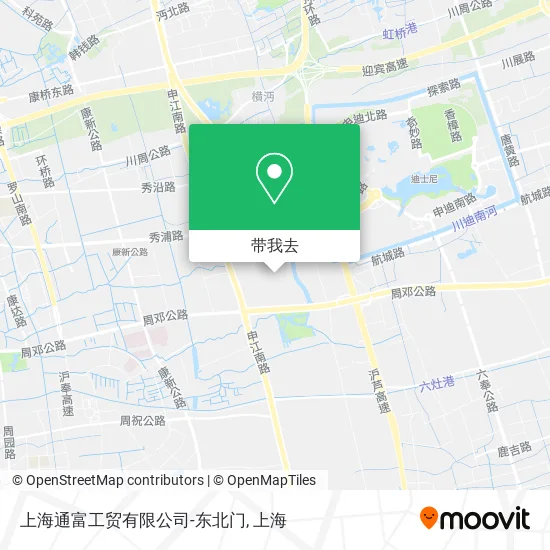 上海通富工贸有限公司-东北门地图