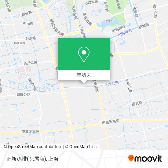 正新鸡排(瓦屑店)地图