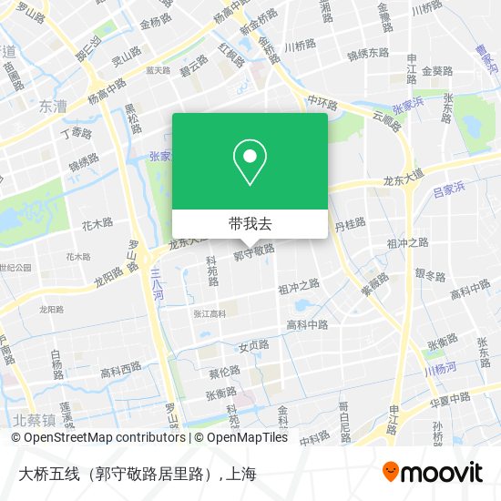 大桥五线（郭守敬路居里路）地图