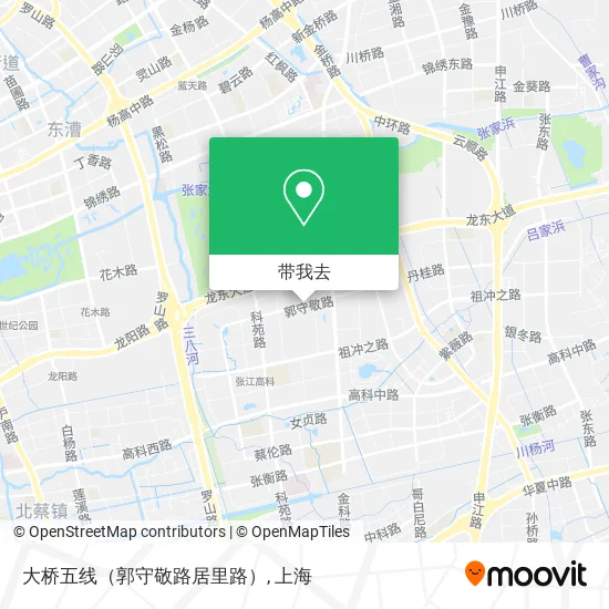 大桥五线（郭守敬路居里路）地图