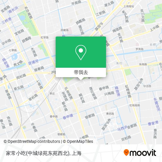 家常小吃(中城绿苑东苑西北)地图