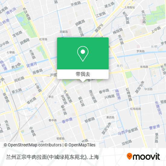 兰州正宗牛肉拉面(中城绿苑东苑北)地图