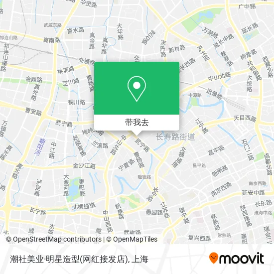 潮社美业·明星造型(网红接发店)地图