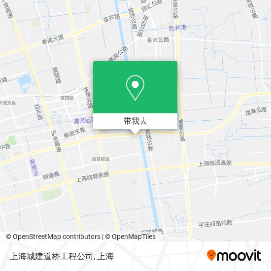 上海城建道桥工程公司地图