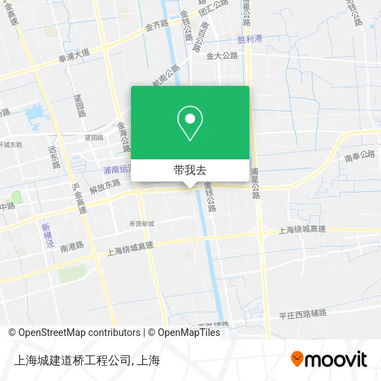 上海城建道桥工程公司地图