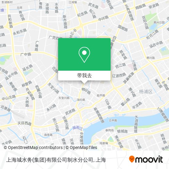 上海城水务(集团)有限公司制水分公司地图