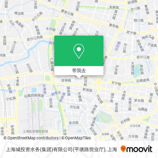 上海城投资水务(集团)有限公司(平塘路营业厅)地图