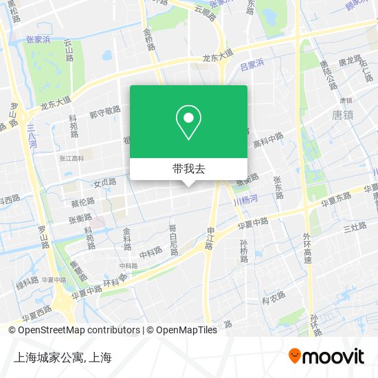 上海城家公寓地图