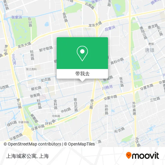 上海城家公寓地图