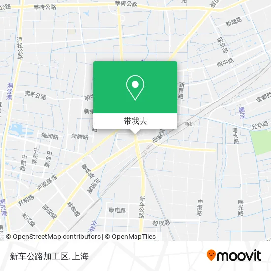 新车公路加工区地图