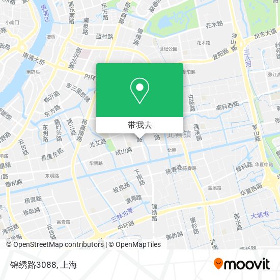 锦绣路3088地图