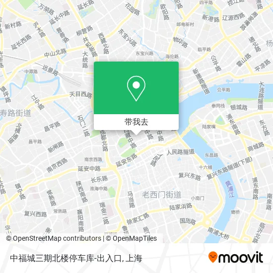 中福城三期北楼停车库-出入口地图