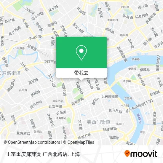 正宗重庆麻辣烫 广西北路店地图