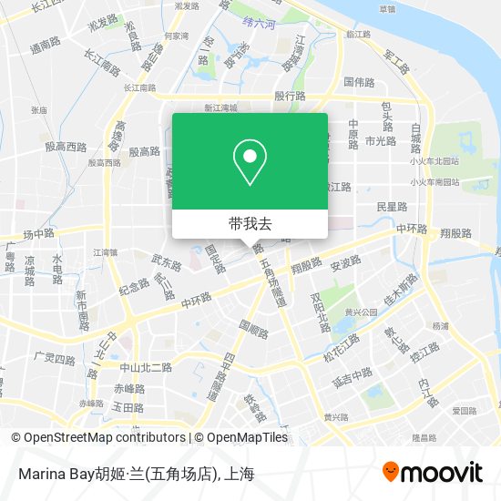Marina Bay胡姬·兰(五角场店)地图