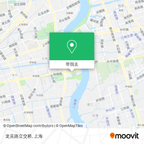 龙吴路立交桥地图