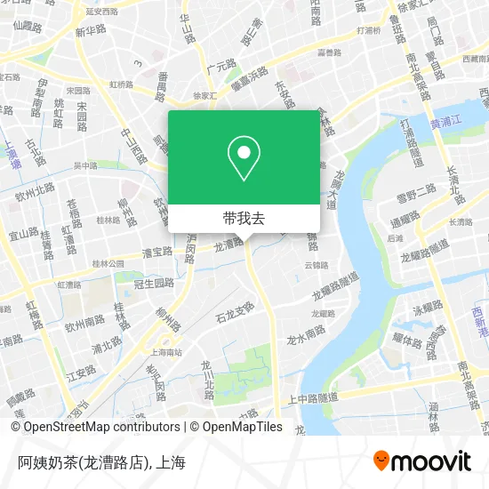 阿姨奶茶(龙漕路店)地图