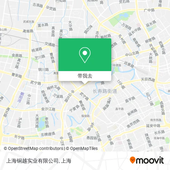 上海铜越实业有限公司地图