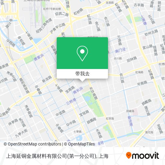 上海延铜金属材料有限公司(第一分公司)地图