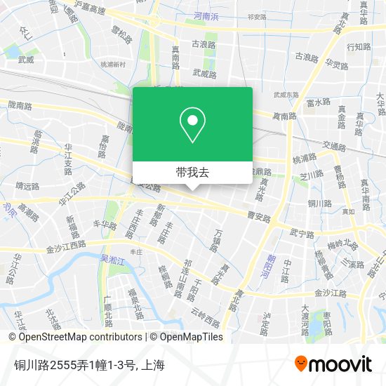 铜川路2555弄1幢1-3号地图