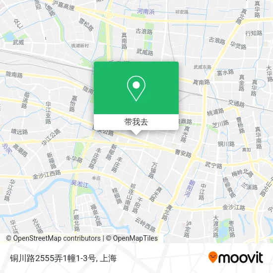 铜川路2555弄1幢1-3号地图