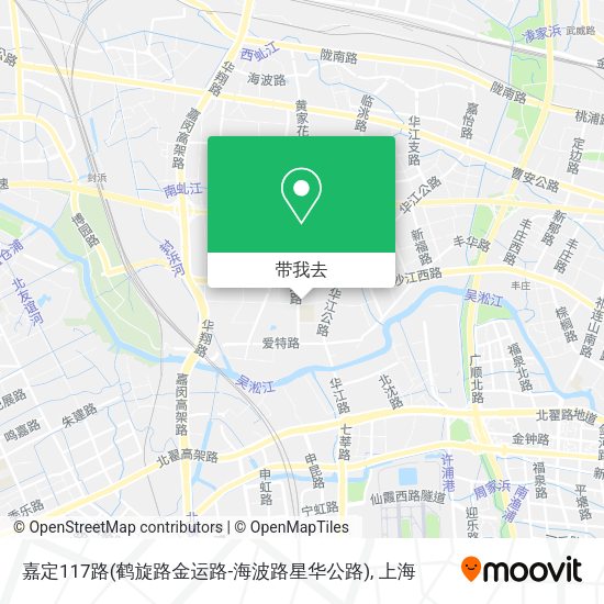 嘉定117路(鹤旋路金运路-海波路星华公路)地图