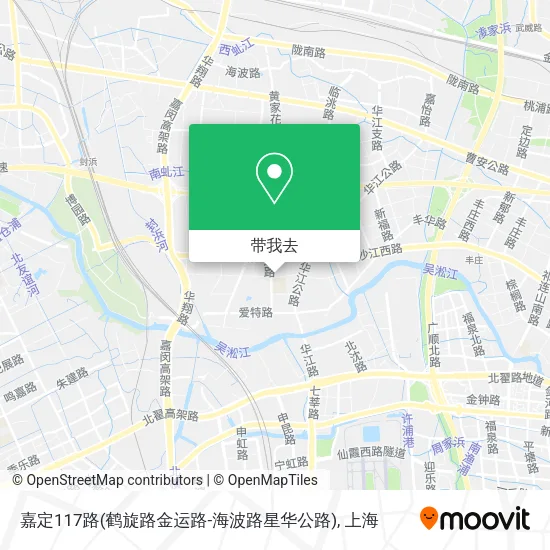 嘉定117路(鹤旋路金运路-海波路星华公路)地图
