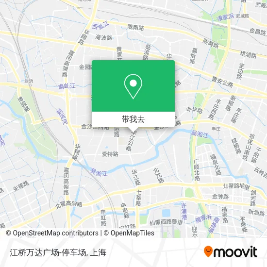 江桥万达广场-停车场地图