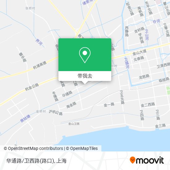 华通路/卫西路(路口)地图