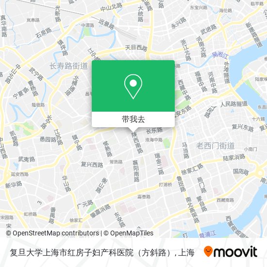 复旦大学上海市红房子妇产科医院（方斜路）地图