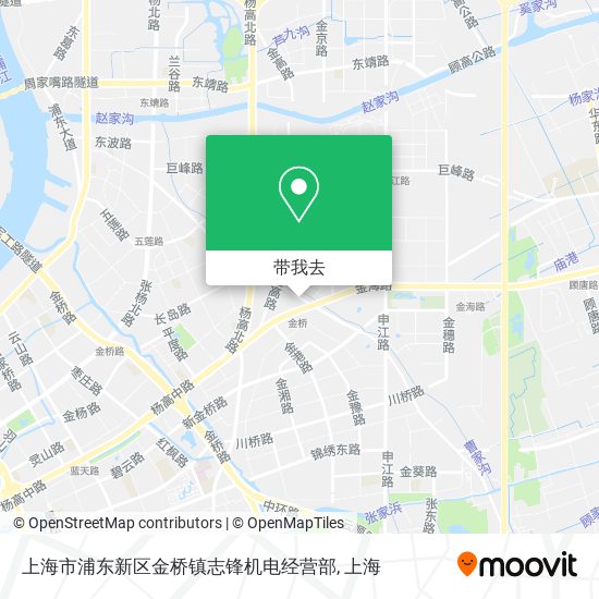 上海市浦东新区金桥镇志锋机电经营部地图