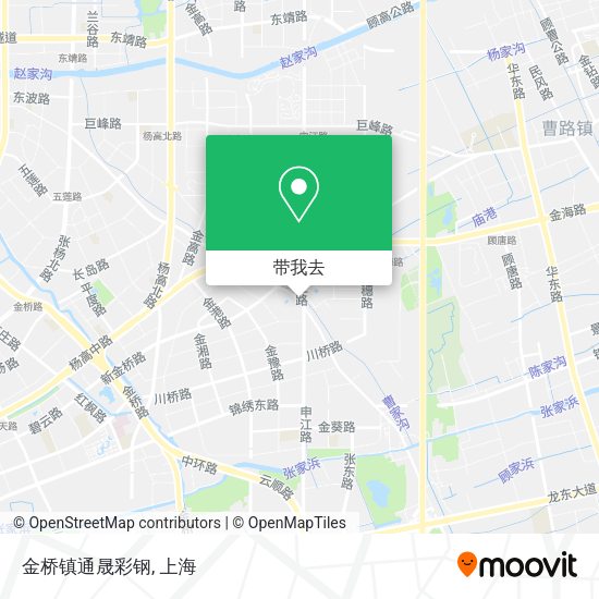 金桥镇通晟彩钢地图