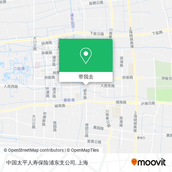 中国太平人寿保险浦东支公司地图