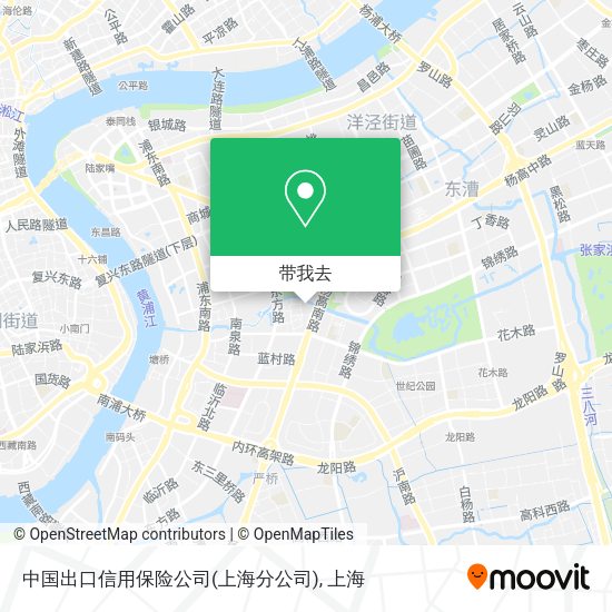 中国出口信用保险公司(上海分公司)地图