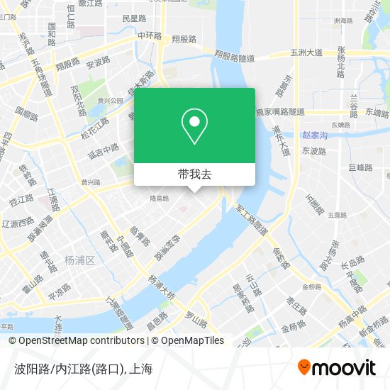波阳路/内江路(路口)地图