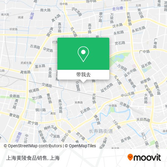 上海黄陵食品销售地图