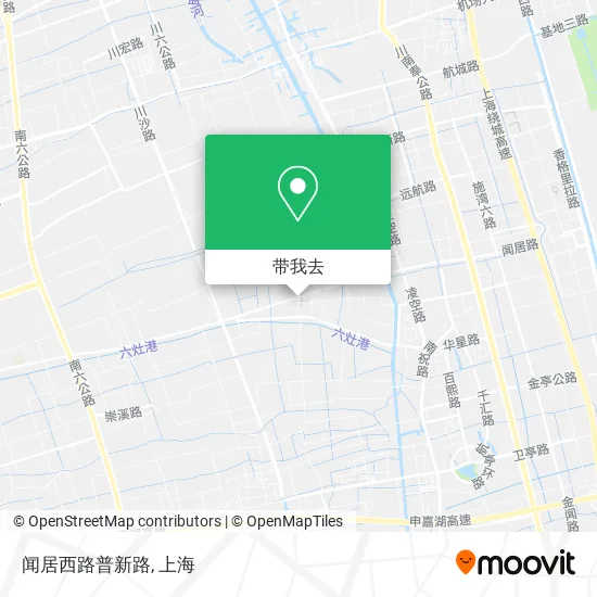 闻居西路普新路地图