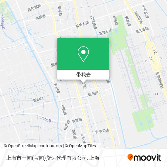 上海市一闻(宝闻)货运代理有限公司地图