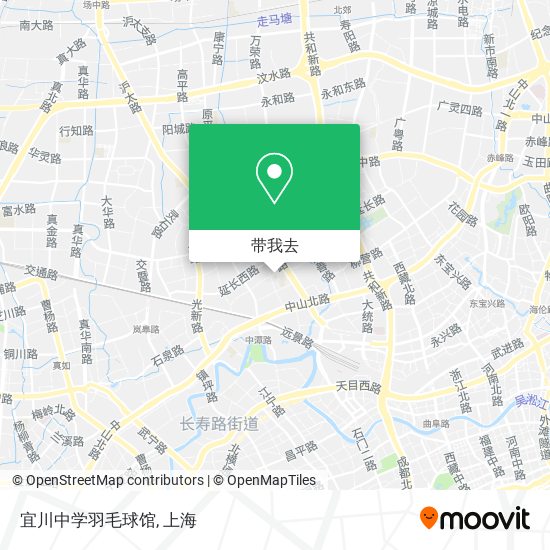 宜川中学羽毛球馆地图