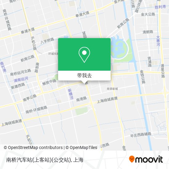 南桥汽车站(上客站)(公交站)地图