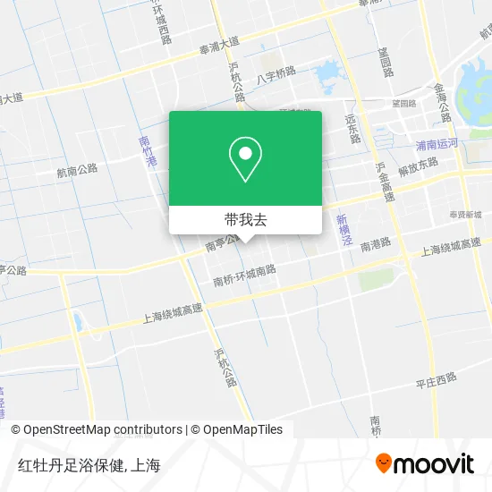 红牡丹足浴保健地图