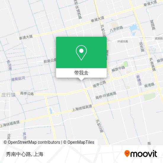 秀南中心路地图