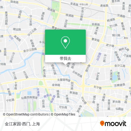 金江家园-西门地图