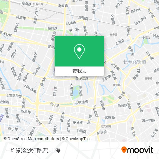 一饰缘(金沙江路店)地图