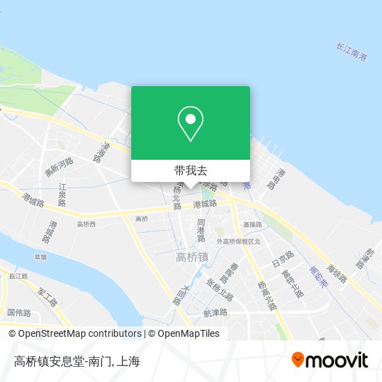 高桥镇安息堂-南门地图